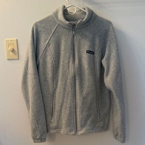 Columbia Light Gray Fleece Jacket
